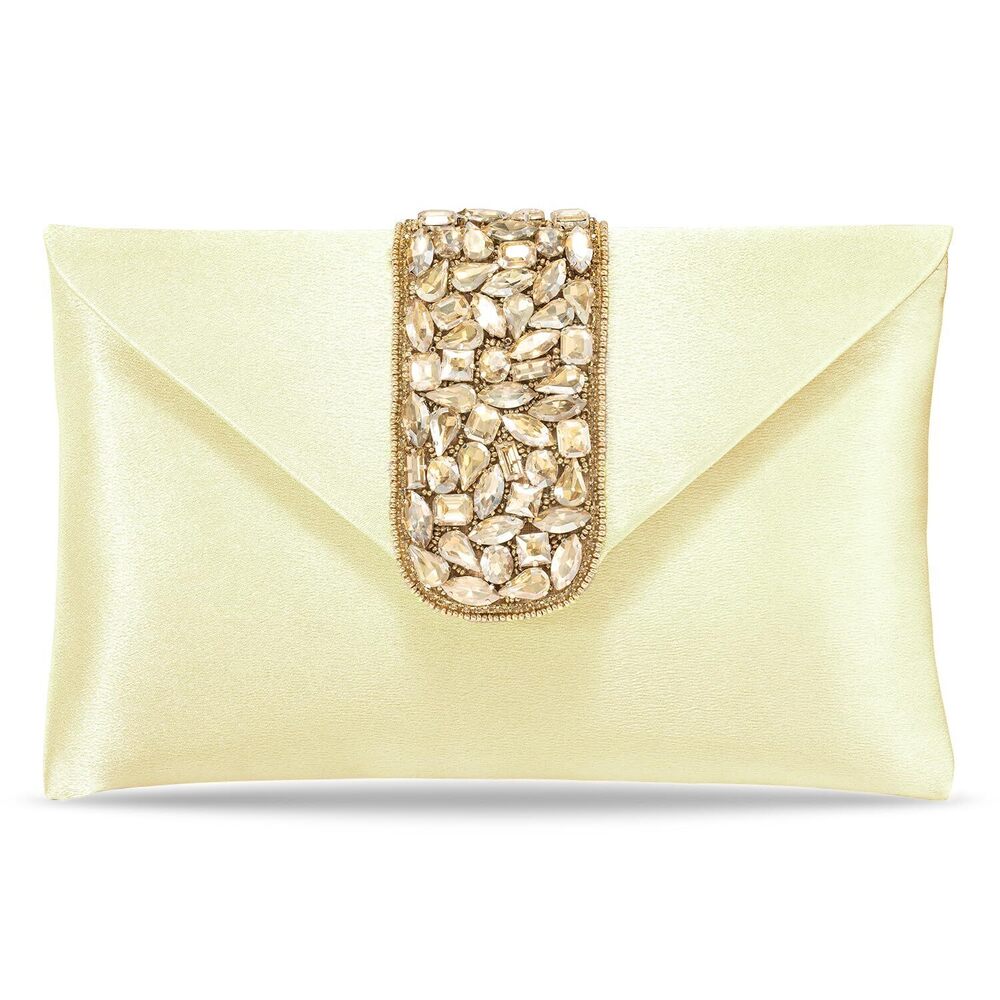 2201 Golden Clutch Purse Bridal Bag for Casual Detachable Strap Evening